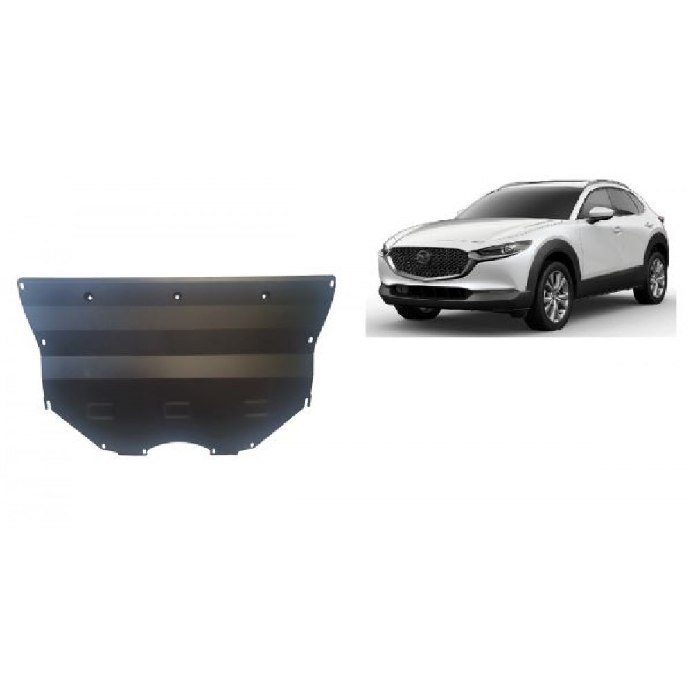 Ατσάλινη ποδιά για Mazda CX-30 2019-2025 (SKPL-MZCX30-1)